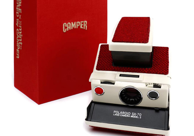 CAMPER x Mint x Kvadrat | 2013 Polaroid SX-70 Camera Special Edition